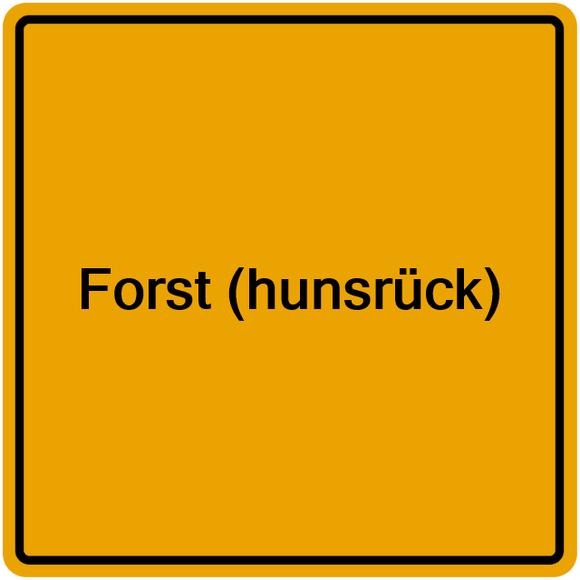 Einwohnermeldeamt24 Forst (hunsrück)